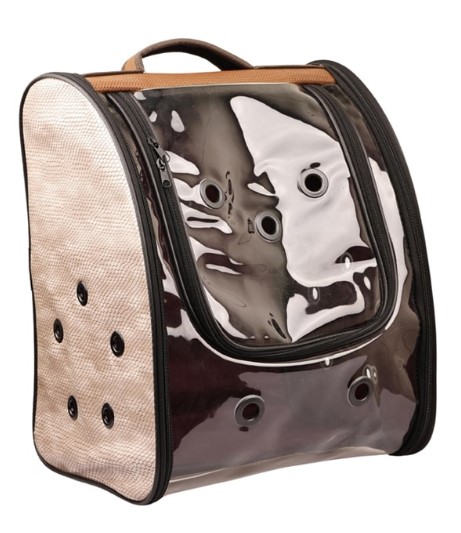 Glipet - Glipet Şeffaf Katlanabilir Kedi Taşıma Çantası