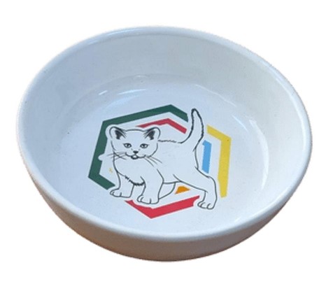 Glipet - Glipet Seramik Yıkanabilir Mama Ve Su Kabı 400 Ml 16 Cm