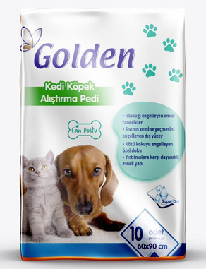 Golden Çiş Pedi 60*90 Cm 10 Lu X 3 Adet