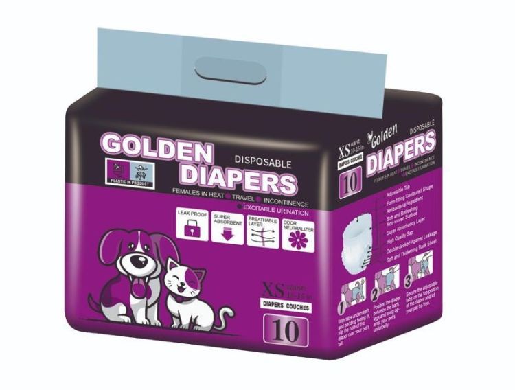 Golden Diapers Köpek Bezi Xs Beden 10 Lu