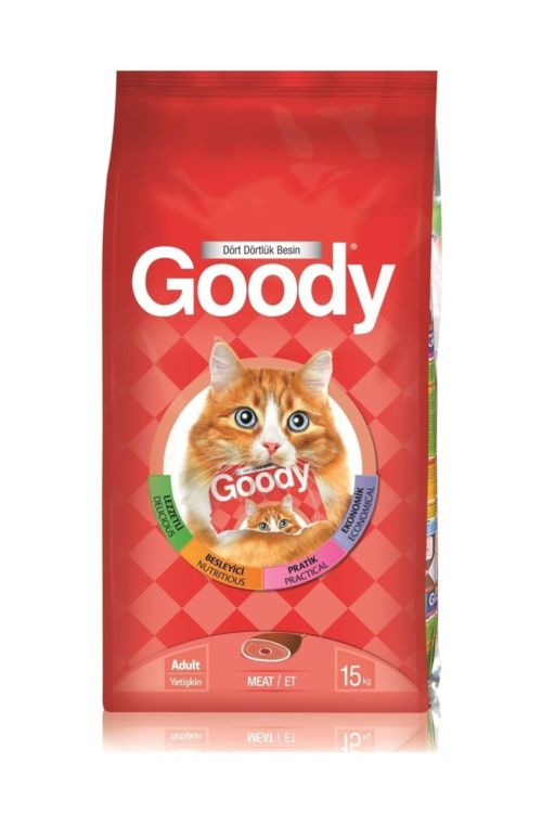 Goody Etli Kedi Maması 15 Kg