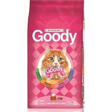 Goody Kuzu Etli Yetişkin Kedi Maması 15 Kg