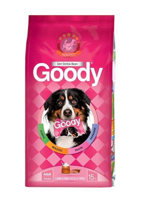 Goody - Goody Kuzu Etli Yetişkin Köpek Maması 15 Kg (Pembe)