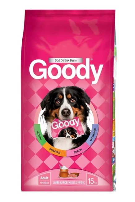 Goody - Goody Kuzu Etli Yetişkin Köpek Maması (Pembe) 15 Kg