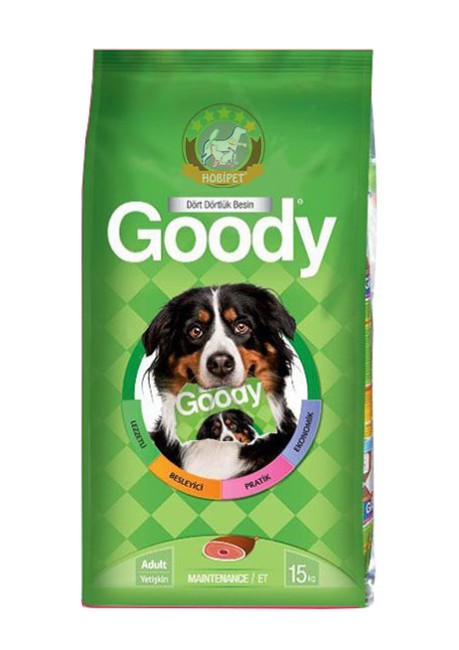 Goody - Goody Maintenance Etli Yetişkin Köpek Maması 15 Kg (Yeşil)