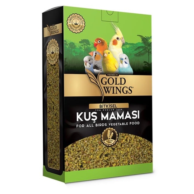 Gold Wings - Gwp Premium Bitkisel Kuş Maması 1 Kg