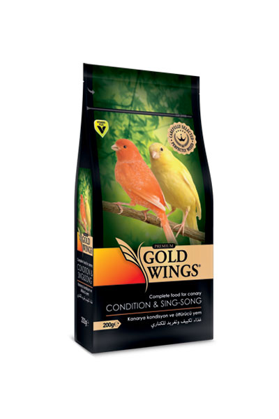 Gold Wings - Gwp Premium Kanarya Kondisyon Yemi 200 Gr X 6 Adet