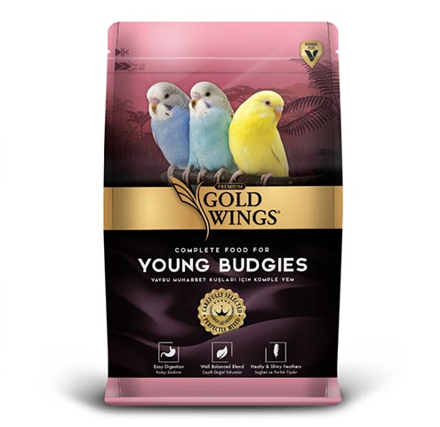 Gold Wings - Gwp Premium Yavru Muhabbet Yemi 1 Kg X 6 Adet