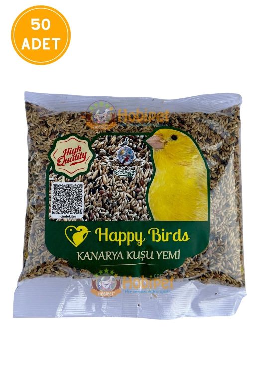 Happy Birds Karışık Kanarya Yemi 400 Gr X 50 Adet