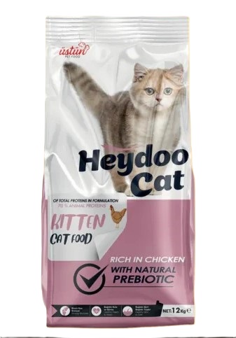 Heydoo Cat - Heydoo Cat Kitten Tavuklu Yavru Kedi Maması 12 Kg