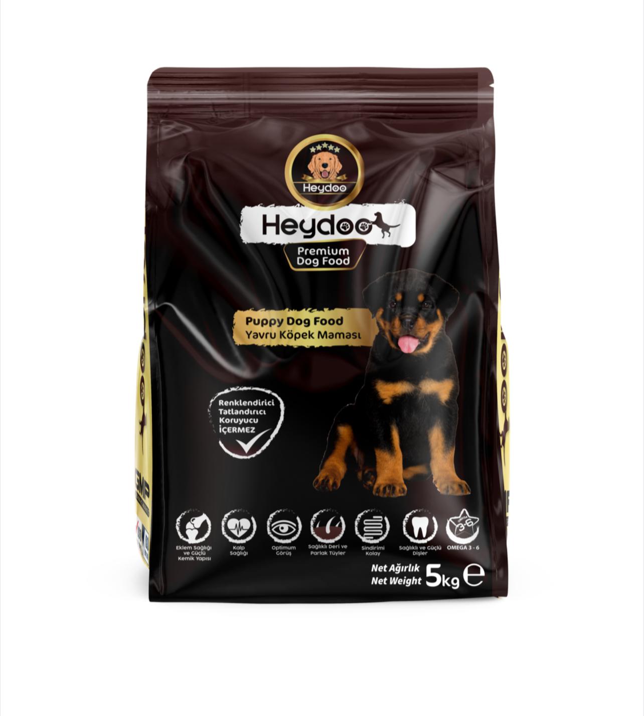 Heydoo Puppy Kuzu Etli Pirinçli Yavru Köpek Maması 5 Kg Heydoo Puppy Kuzu Etli Pirinçli Yavru Köpek Maması 5 Kg