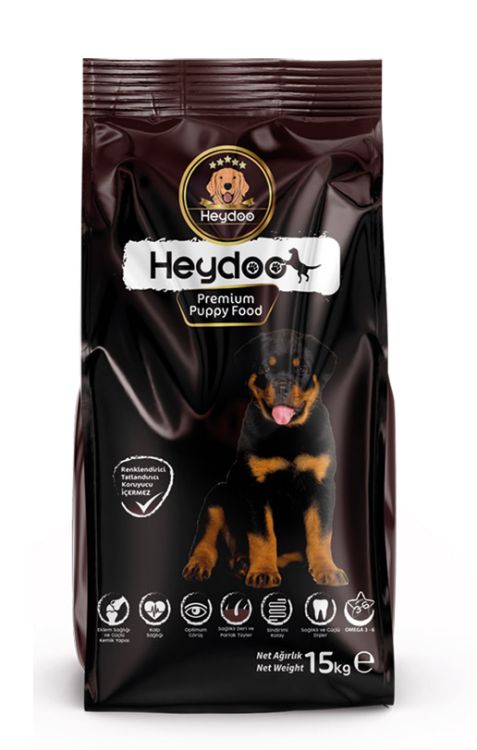 Heydoo Puppy Kuzu Etli Yavru Köpek Maması 15 kg