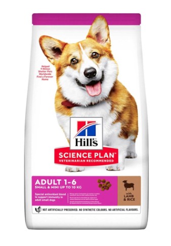 Hills - Hills Kuzu Etli Pirinçli Küçük Ve Mini Irk Yetişkin Köpek Maması 6 Kg