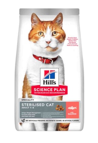 Hills - Hills Sterilised Somonlu Kısır Kedi Maması 10 Kg