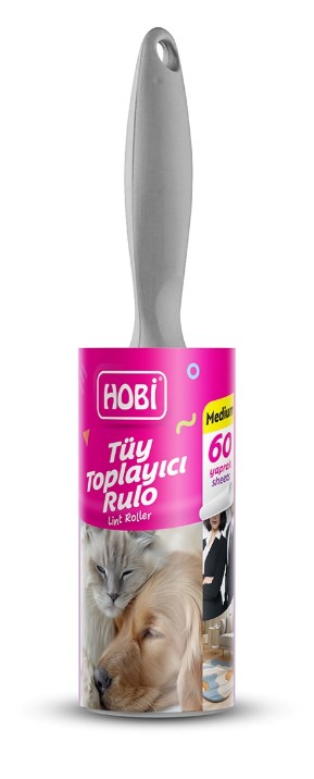 Hobi 10 Cm 60 Yaprak 2 Yedekli Tüy Toplama Rulosu