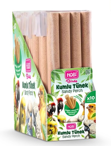 Hobi 4 Lü Kumlu Tünek X 10 Adet Hobi 4 Lü Kumlu Tünek X 10 Adet
