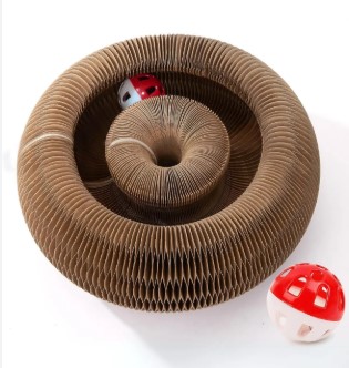 Hobi - Hobi Akordiyon Karton Kedi Oyuncak