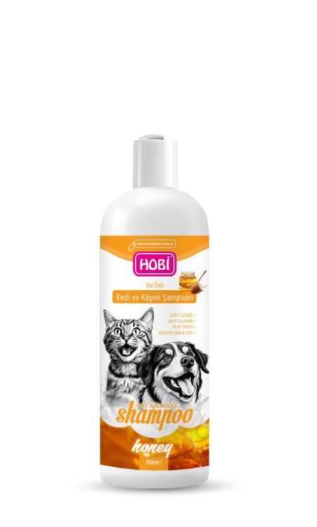 Hobi Bal Özlü Kedi ve Köpek Şampuanı 250ml