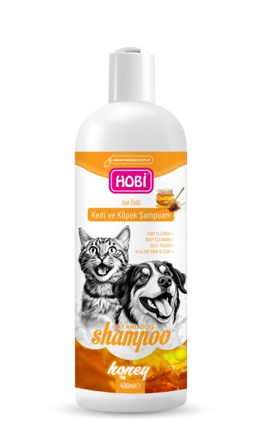 Hobi - Hobi Bal Özlü Kedi ve Köpek Şampuanı 400ml