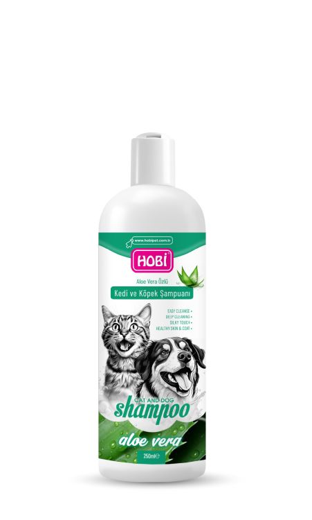Hobi Aloe Vera Özlü Kedi ve Köpek Şampuanı 250ml
