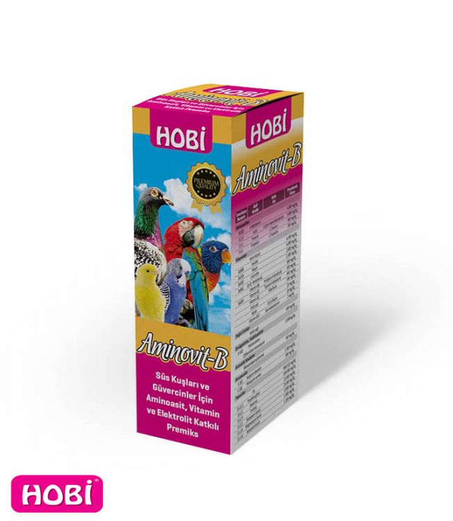 Hobi Aminovit-B Tüy Karaciğer Kas Düzenleyici Multivitamin 500ml