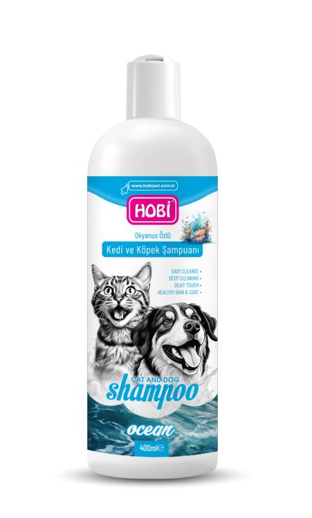 Hobi Okyanus Kokulu Kedi ve Köpek Şampuanı 400ml