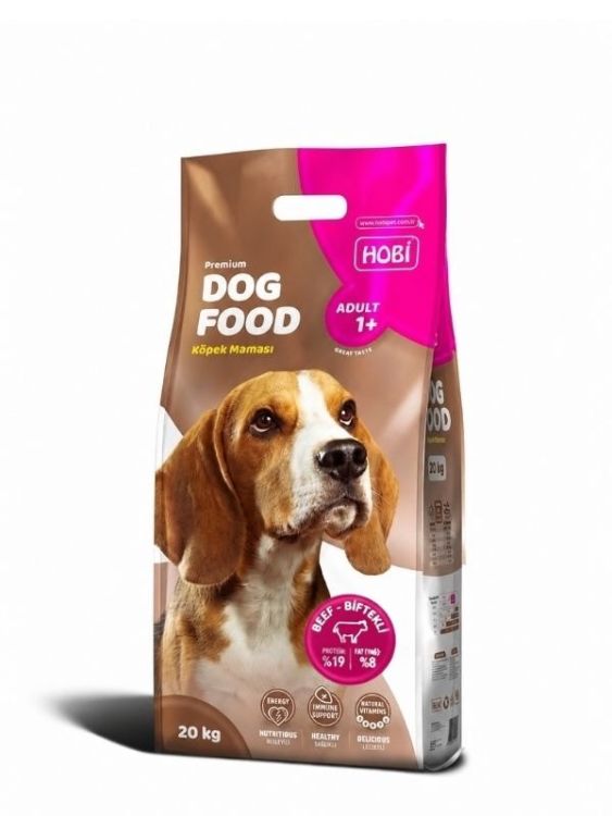 Hobi Biftekli Yetişkin Köpek Maması 20 kg