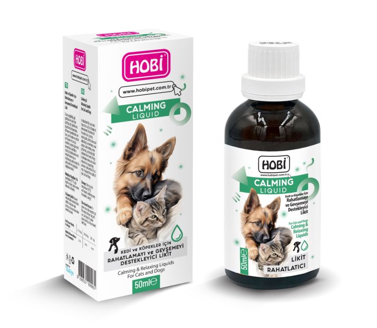Hobi Calming Liquid Kedi ve Köpekler İçin Rahatlatıcı Sıvı 50ml