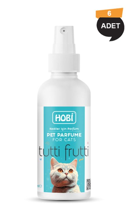 Hobi Tutti Frutti Kediler İçin Parfüm 100 ml x 6 Adet