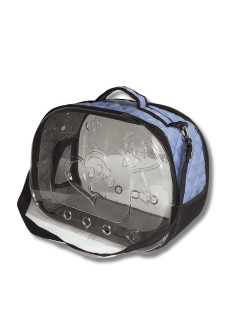 Hobi - Hobi Çift Cam Elips Kedi Köpek Taşıma Çantası