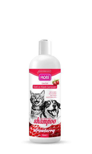 Hobi - Hobi Çilek Özlü Kedi ve Köpek Şampuanı 250ml