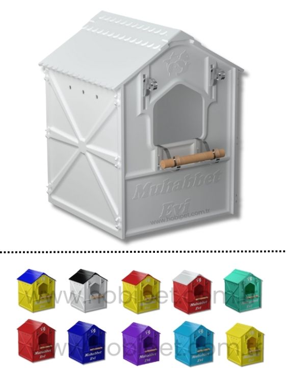 Hobi Demonte Premium Plastik Kuş Yuvalığı