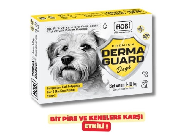 Hobi - Hobi Derma Guard Köpekler İçin Ense Damlası 1-10 Kg 1 Ml X 5 Adet