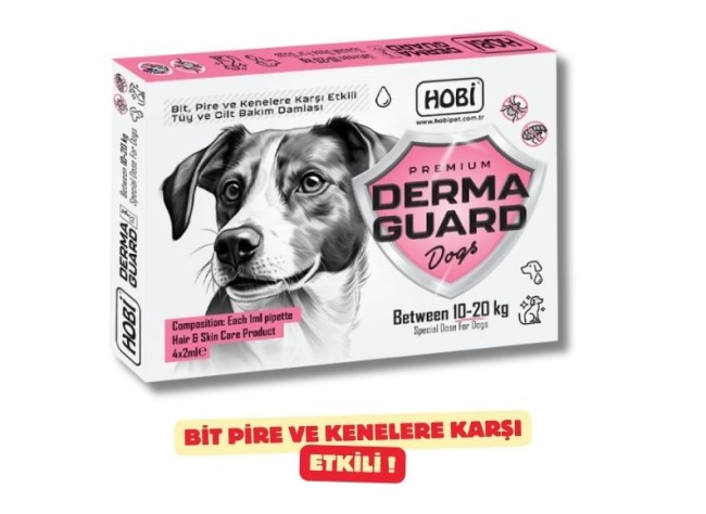 Hobi - Hobi Derma Guard Köpekler İçin Ense Damlası 10-20 Kg 2 Ml X 4 Adet