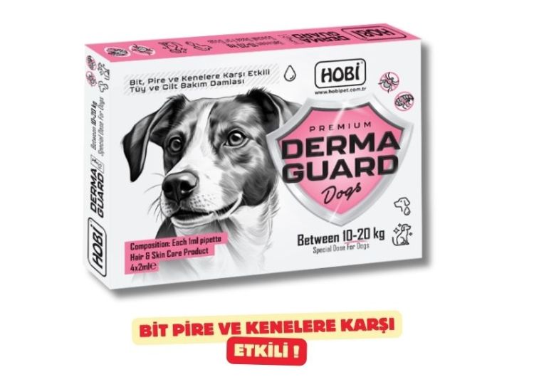 Hobi Derma Guard Köpekler İçin Ense Damlası 10-20 Kg 2 Ml X 4 Adet