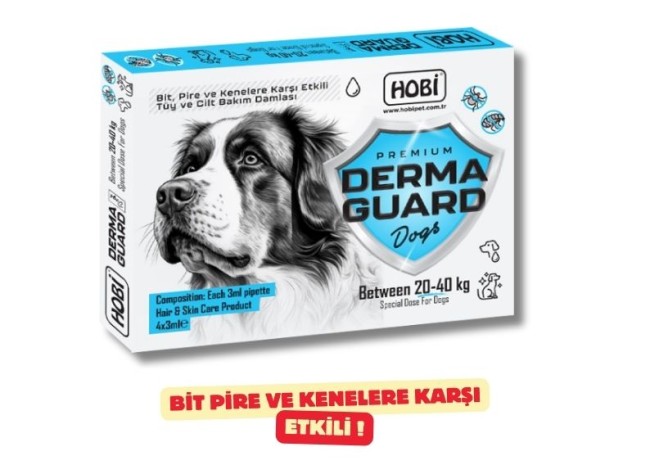 Hobi - Hobi Derma Guard Köpekler İçin Ense Damlası 20-40 Kg 3 Ml X 4 Adet