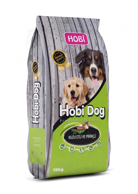 Hobi Hobidog Kuzu Etli Yetişkin Köpek Maması 15kg - Thumbnail