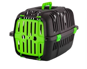 Hobi - Hobi Ekonomik Plastik Kedi Taşıma Çantası Siyah