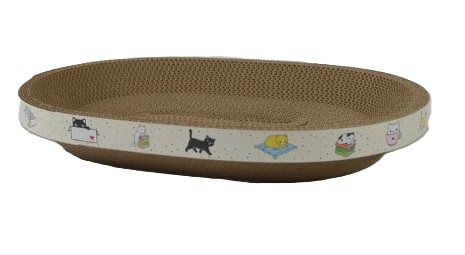 Hobi Elips S Beden Karton Kedi Yatağı (9035)