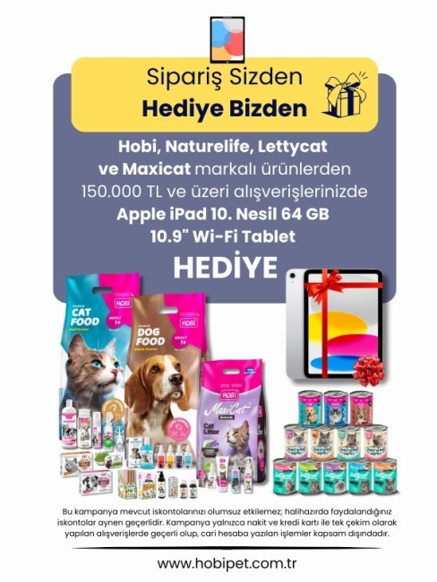 Kampanya - Hobi Esnafa Özel Büyük Alım Kampanyası – 1 (iPad Hediyeli)