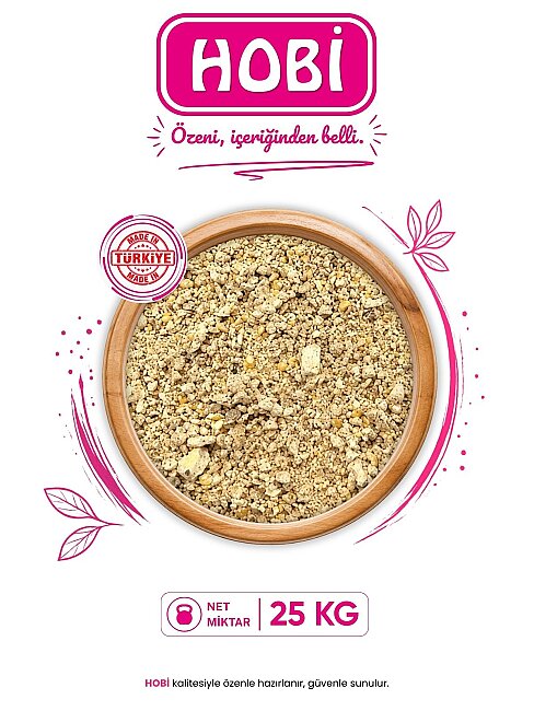 Hobi - Hobi Etlik Granül Piliç Yemi 25 Kg