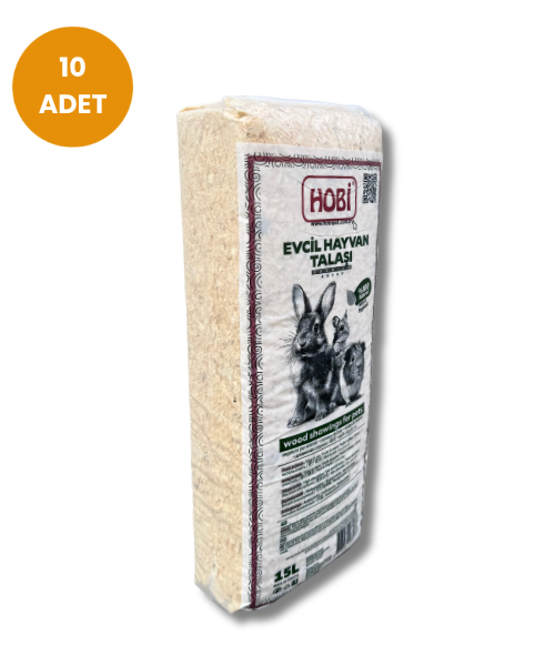 Hobi Evcil Hayvan Talaşı 15L (10’lu Paket)