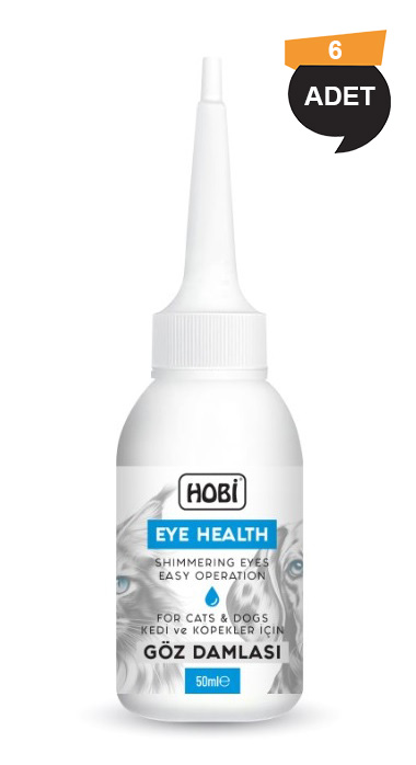 Hobi Eye Health Kedi ve Köpekler İçin Göz Damlası 50ml x 6 Adet