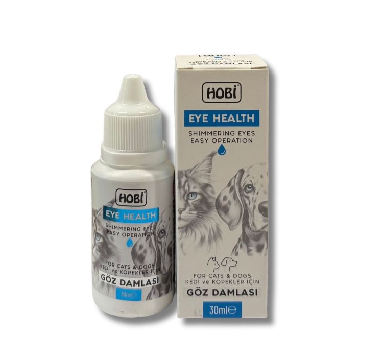 Hobi Eye Health Kedi ve Köpekler İçin Göz Damlası 30ml x 20 Adet