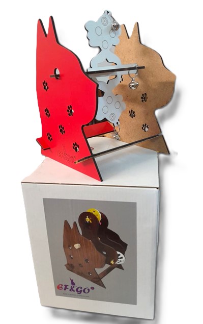 Hobi - Hobi Fırdöndü Ahşap Kedi Oyuncağı Ef372