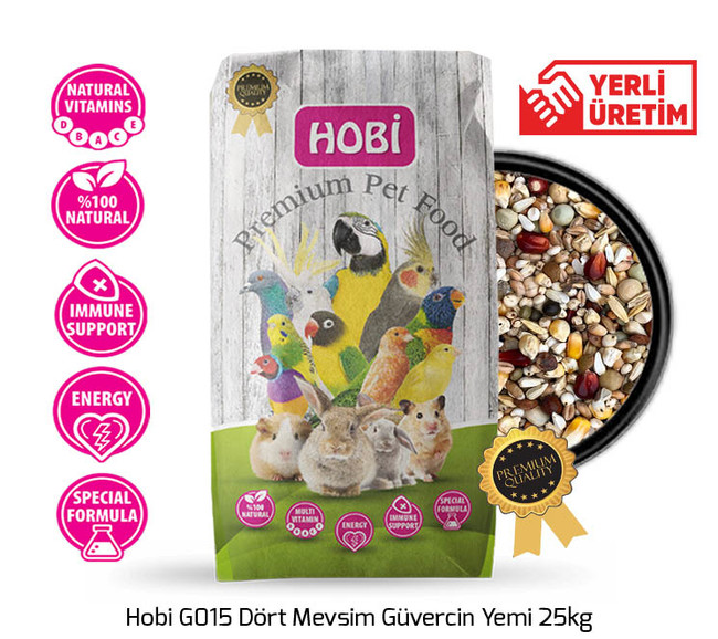 Hobi - Hobi G015 Dört Mevsim Güvercin Yemi 25kg