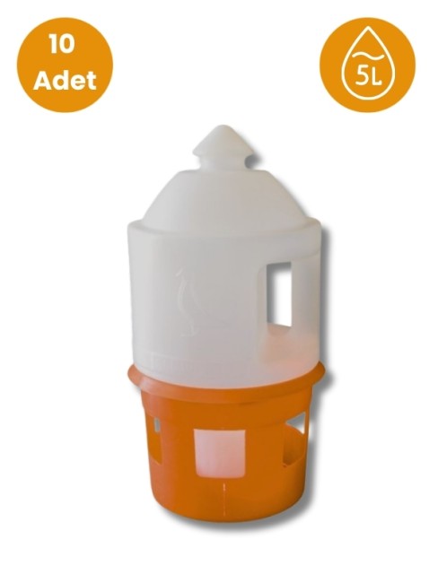 Hobi - Hobi Güvercin Suluk 5 Lt X 10 Adet