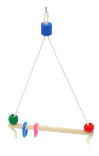 Hobi - Hobi İpli Eğitici Salıncak Kuş Oyuncağı (2049) X 5 Adet