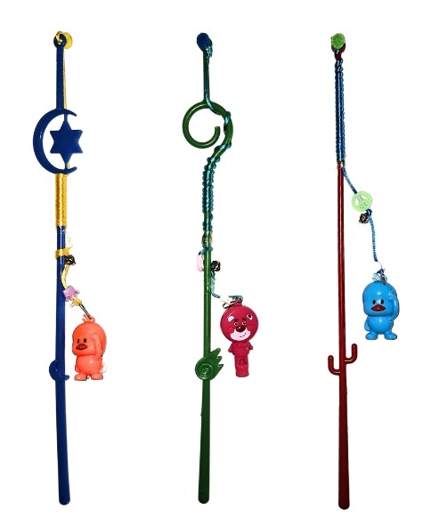 Hobi - Hobi Işıklı Oyuncaklı Kedi Oltası X 3 Adet