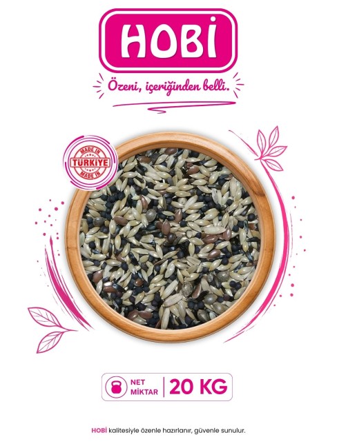 Hobi K003 Standart Karışık Kanarya Yemi 20Kg
